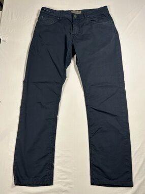 TELERIA ZED Cobra.19 Size 31 Blue Cotton Casual Chino Pants Made In Italy